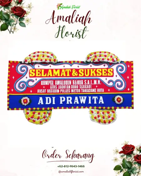 Papan Bunga Ucapan Selamat Pranan